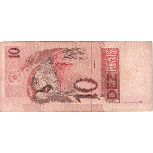 Brasil, 

10 reales, 

VF (20-25)