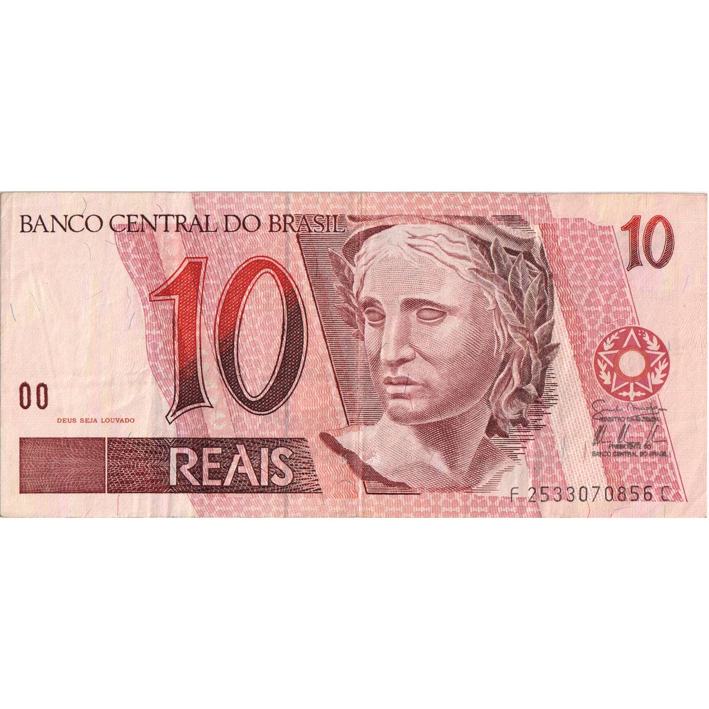 Brasil, 

10 reales, 

EF(40-45)