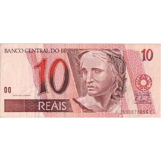 Brasil, 

10 reales, 

EF(40-45)