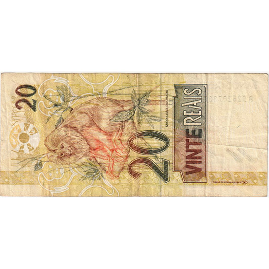 Brasil, 

20 reales, 

EF(40-45)