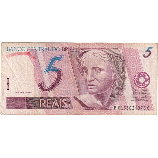 Brasil, 

5 reales, 

2010