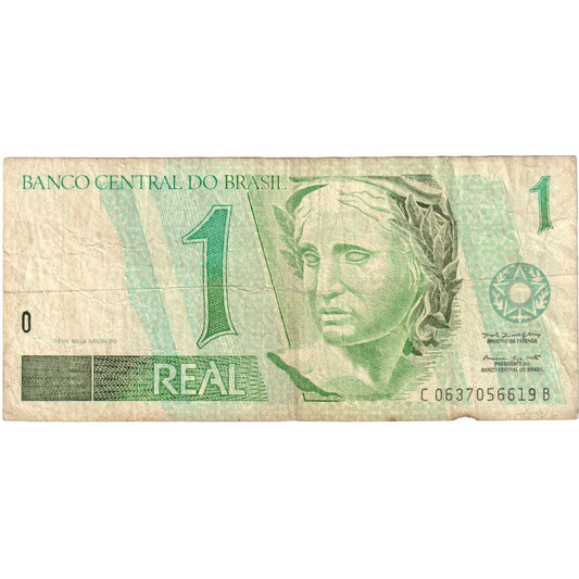 Brasil, 
  
  1 real, 
  
  FV(20-25)