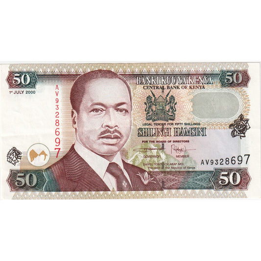 Kenia, 

50 chelines, 

1 de julio de 2000