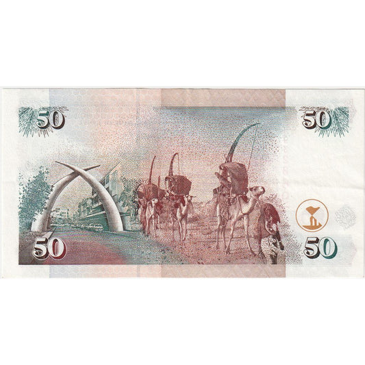 Kenia, 

50 chelines, 

1 de julio de 2000
