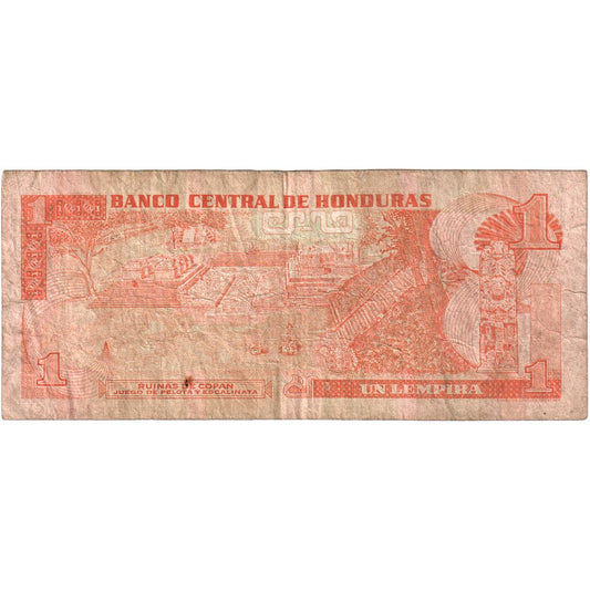Honduras, 

1 Lempira, 

12/12/1996