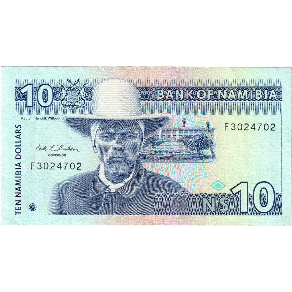 Namibia, 

10 dólares namibios, 

SIN CUP (65-70)