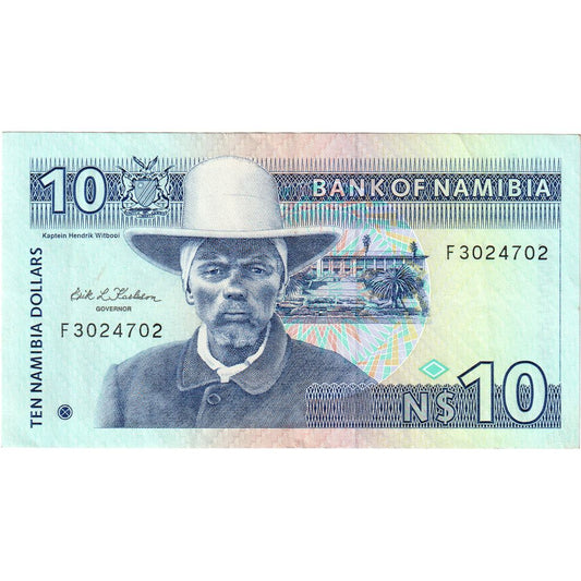 Namibia, 

10 dólares namibios, 

SIN CUP (65-70)