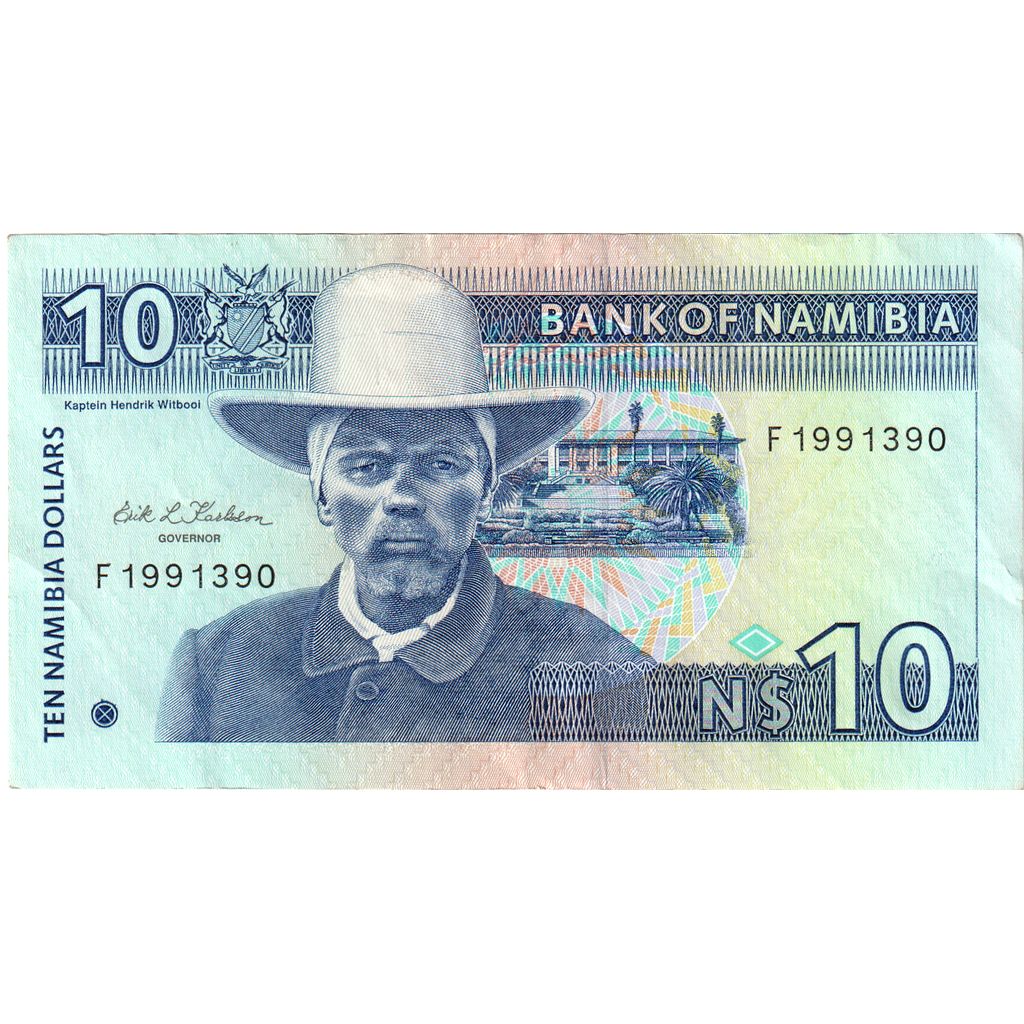 Namibia, 

10 dólares namibios, 

UNC(63)