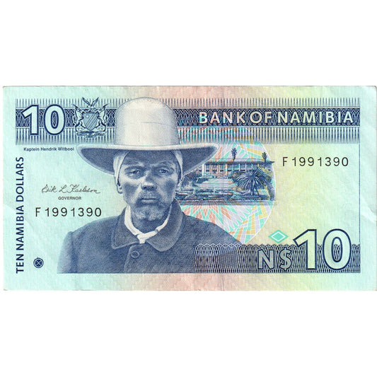 Namibia, 

10 dólares namibios, 

UNC(63)