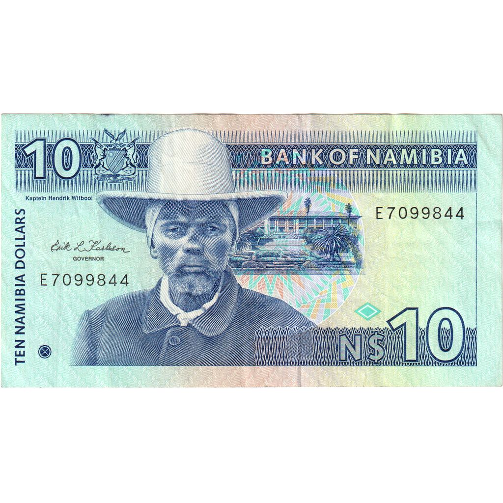 Namibia, 

10 dólares namibios, 

EF(40-45)
