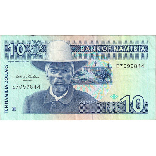 Namibia, 

10 dólares namibios, 

EF(40-45)