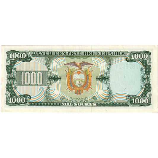 Ecuador, 
  
  1000 sucres, 
  
  1986-09-29