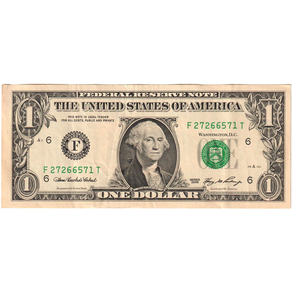 Estados Unidos, 

1 dólar, 

UNC(63)
