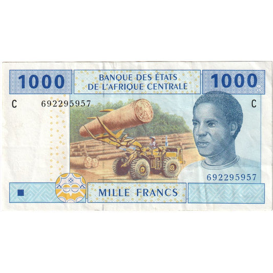 Estados de África Central, 

1000 francos, 

EF(40-45)