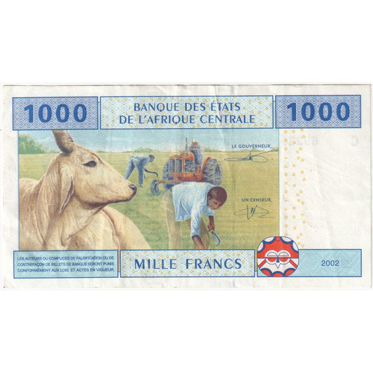 Estados de África Central, 

1000 francos, 

EF(40-45)