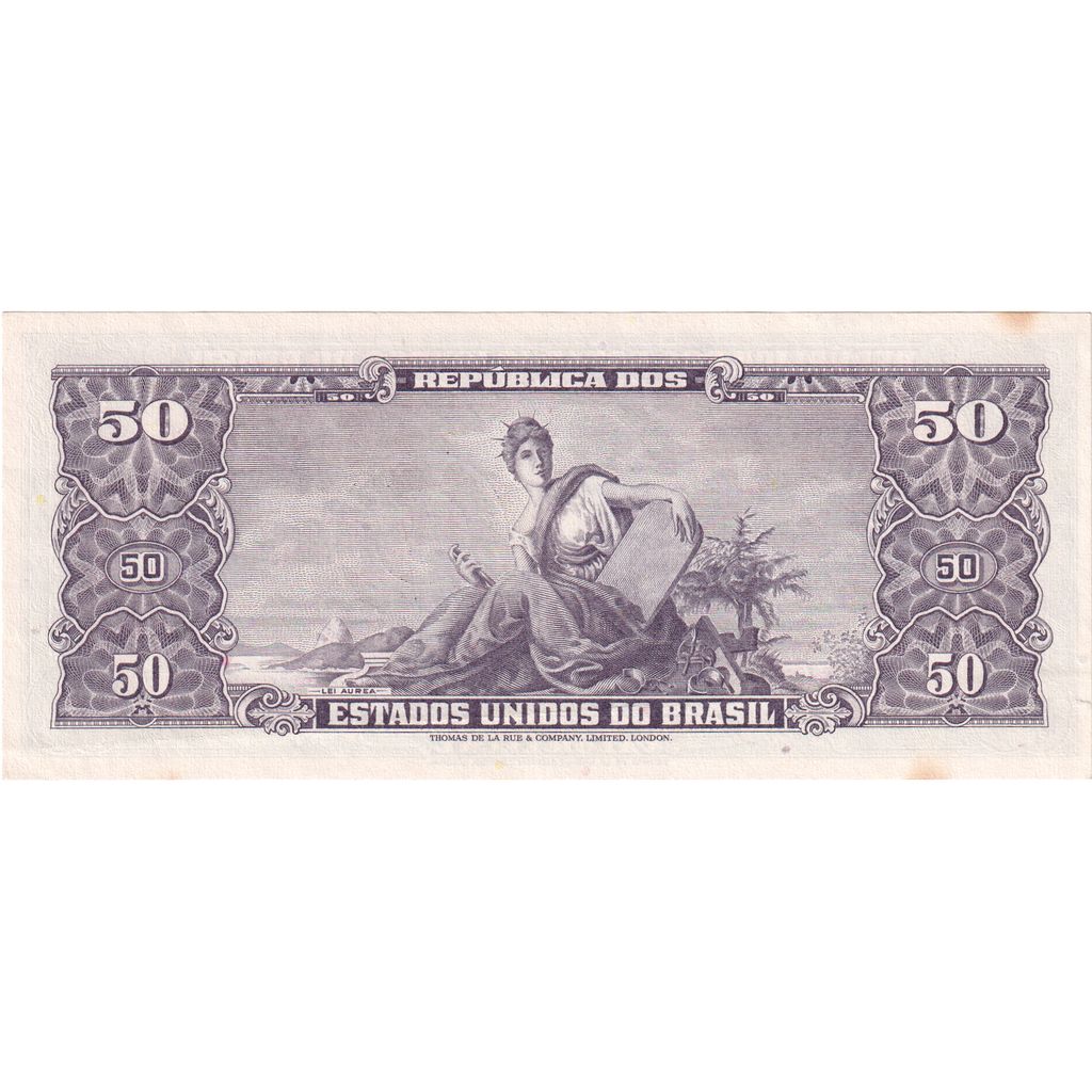 Brasil, 
  
  5 Centavos por 50 Cruzeiros, 
  
  UNC(65-70)