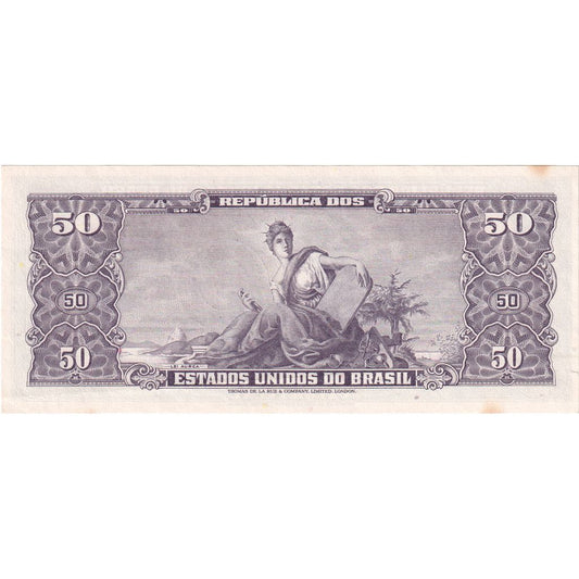 Brasil, 
  
  5 Centavos por 50 Cruzeiros, 
  
  UNC(65-70)