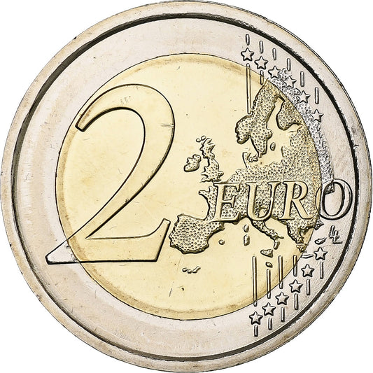 Italia, 
  
  2 euros, 
  
  60 aniversario del Ministerio de Salud