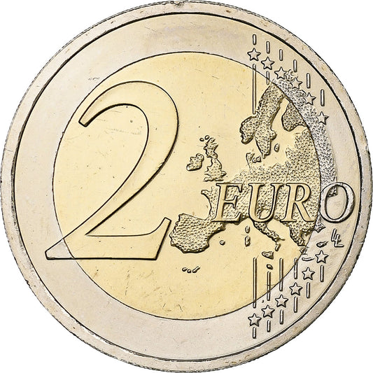 Austria, 
  
  2 euros, 
  
  Introducción del euro