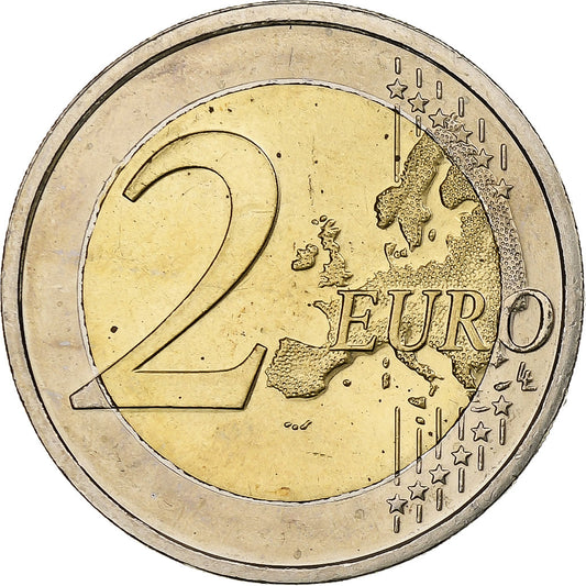 Irlanda - República, 
  
  2 euros, 
  
  Tratado de Roma