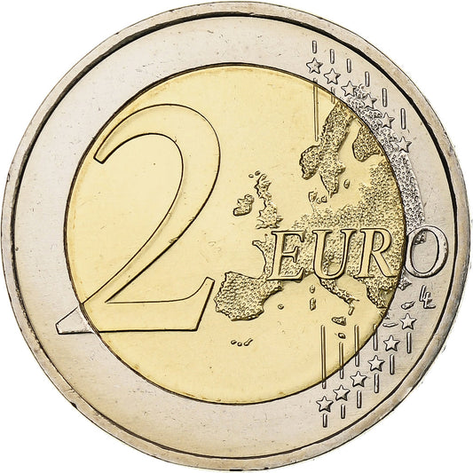 Alemania, 
  
  2 euros, 
  
  30 años del drapeau de la UE