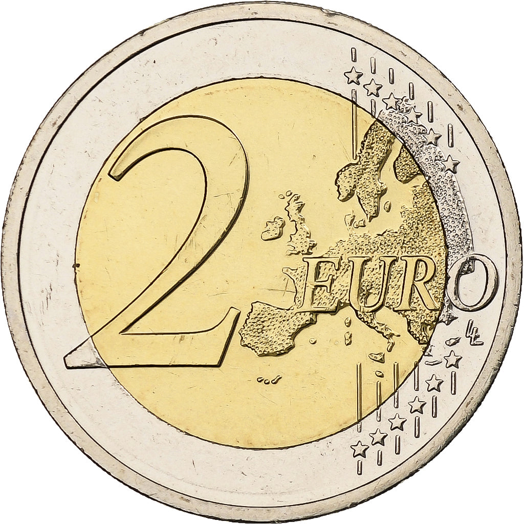 Chipre, 
  
  2 euros, 
  
  30 años del drapeau de la UE