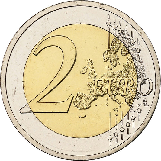 Chipre, 
  
  2 euros, 
  
  30 años del drapeau de la UE