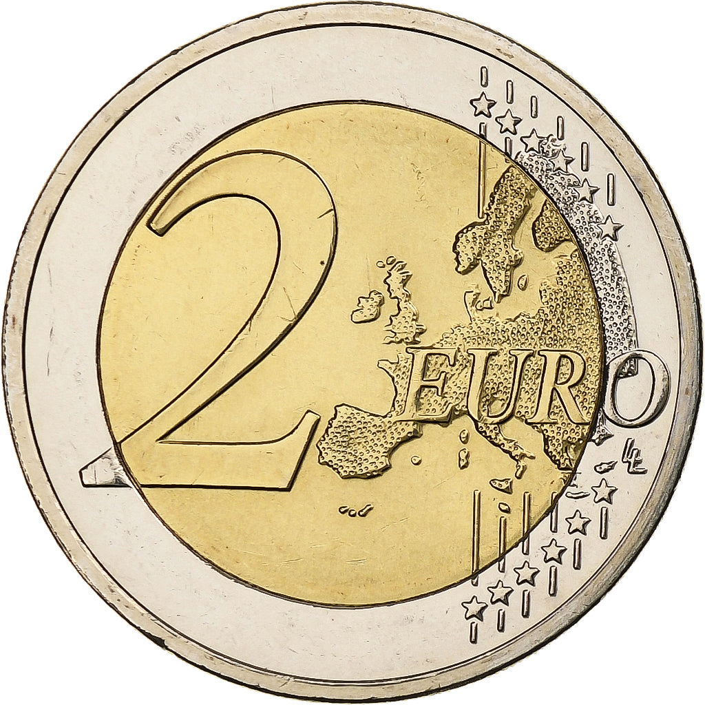 Grecia, 
  
  2 euros, 
  
  30 años del drapeau de la UE