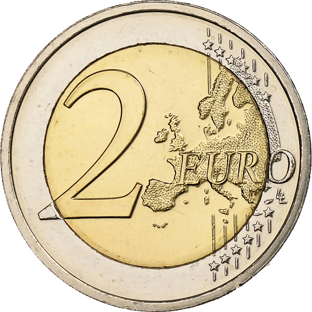 Luxemburgo, 
  
  2 euros, 
  
  30 años del drapeau de la UE