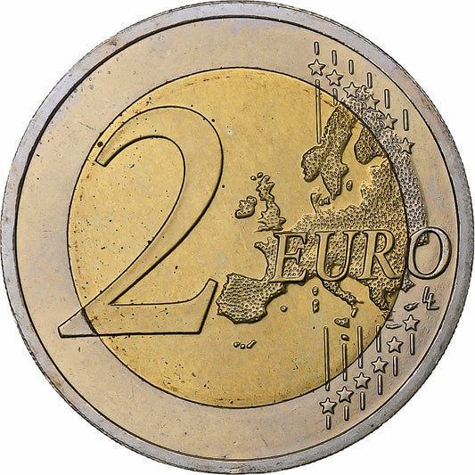 Austria, 
  
  2 euros, 
  
  Unión Económica y Monetaria