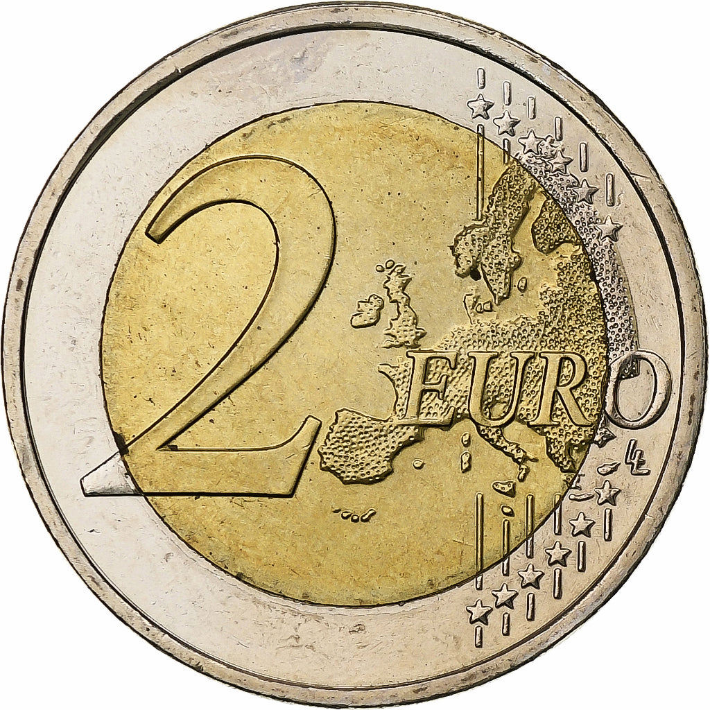 Grecia, 
  
  2 euros, 
  
  Unión Económica y Monetaria