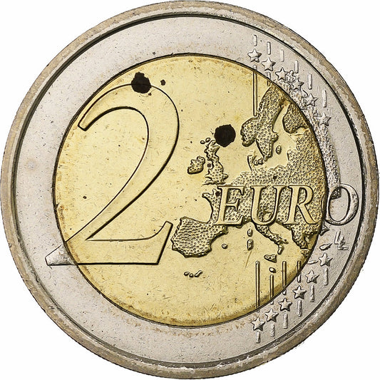 Italia, 
  
  2 euros, 
  
  Unión Económica y Monetaria