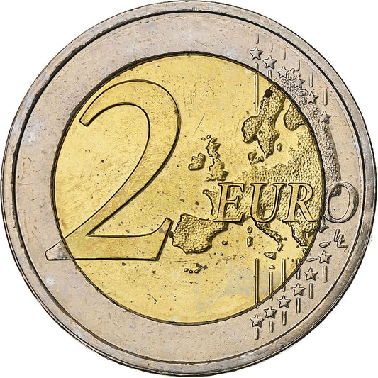 Malta, 
  
  2 euros, 
  
  Unión Económica y Monetaria