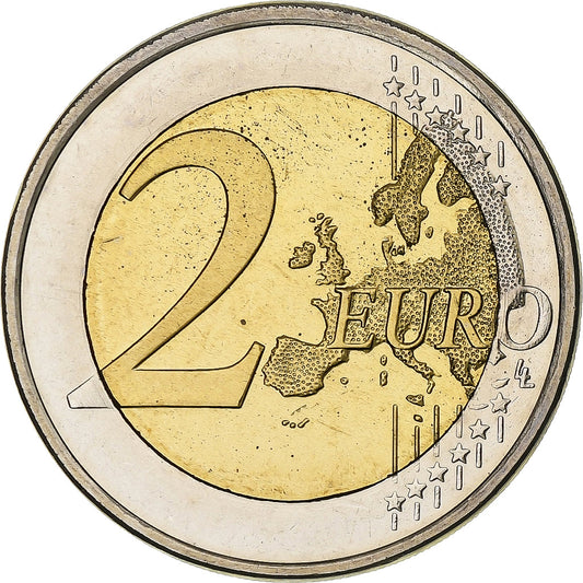 Eslovenia, 
  
  2 euros, 
  
  Unión Económica y Monetaria