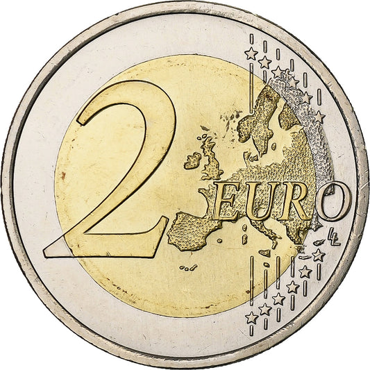 Portugal, 
  
  2 euros, 
  
  presidencia de la UE