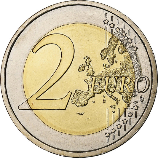 Portugal, 
  
  2 euros, 
  
  100 República Portuguesa