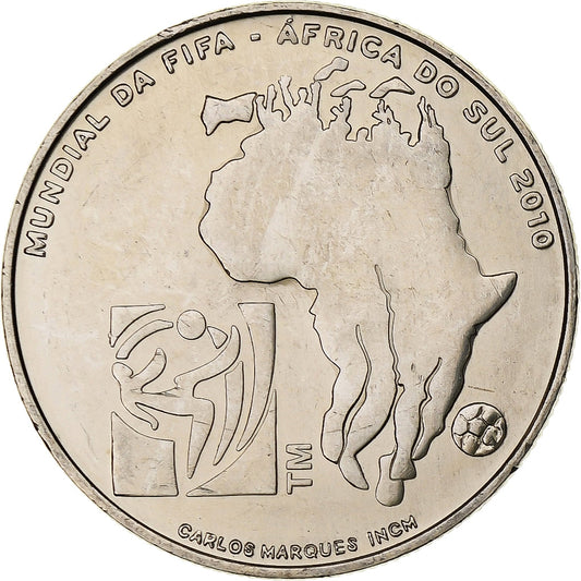 Portugal, 
  
  2-1/2 euros, 
  
  FIFA 2010