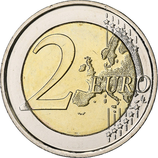 Bélgica, 
  
  2 euros, 
  
  Centenario del estreno Guerre mondiale