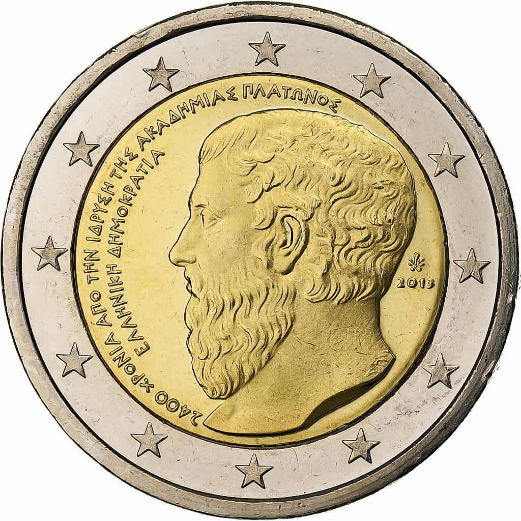 Grecia,

2 euros,

Academia Platónica