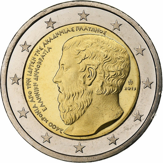 Grecia,

2 euros,

Academia Platónica