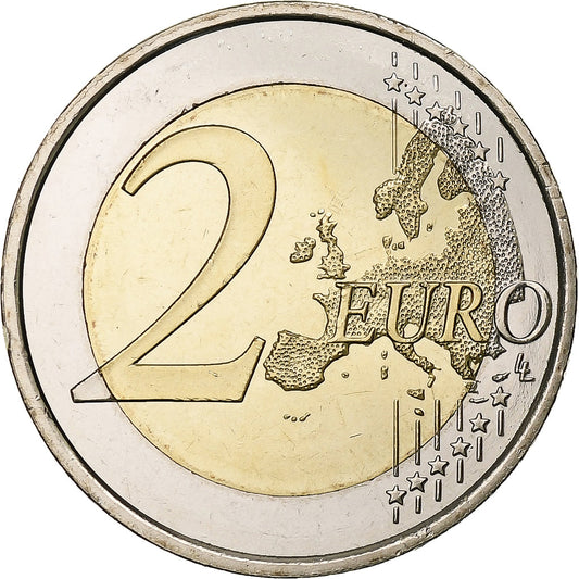 España, 

2 euros, 

Acceso al Trono de España