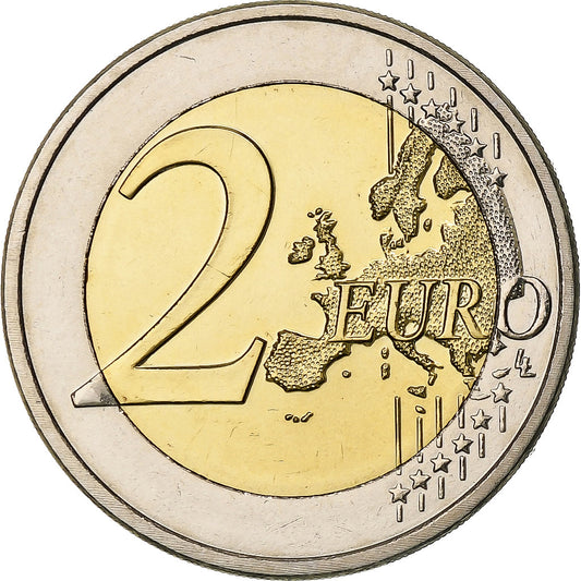 Luxemburgo, 
  
  2 euros, 
  
  Himno nacional