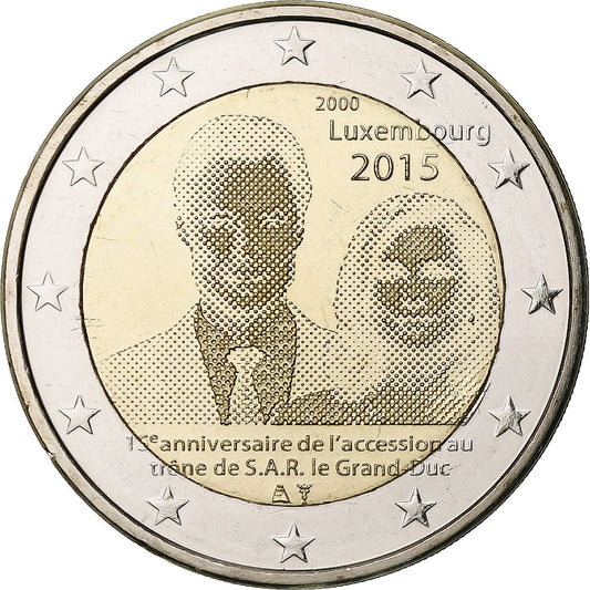 Luxemburgo, 
  
  Enrique I, 
  
  2 euros