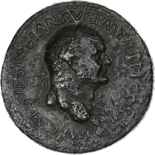 Vespasiano, 
  
  Sestercio, 
  
  71