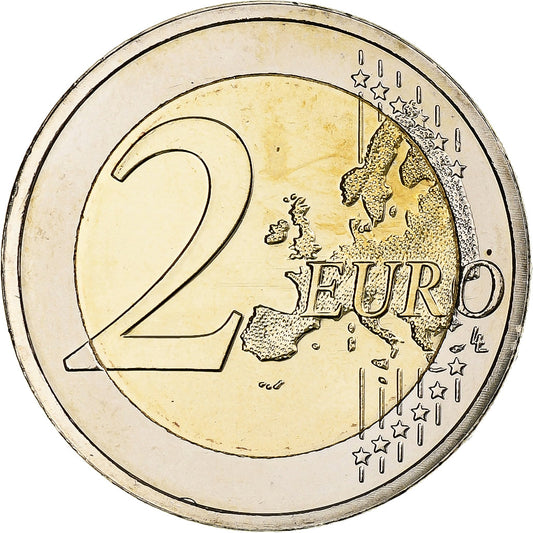 Malta, 
  
  2 euros, 
  
  Introducción del euro