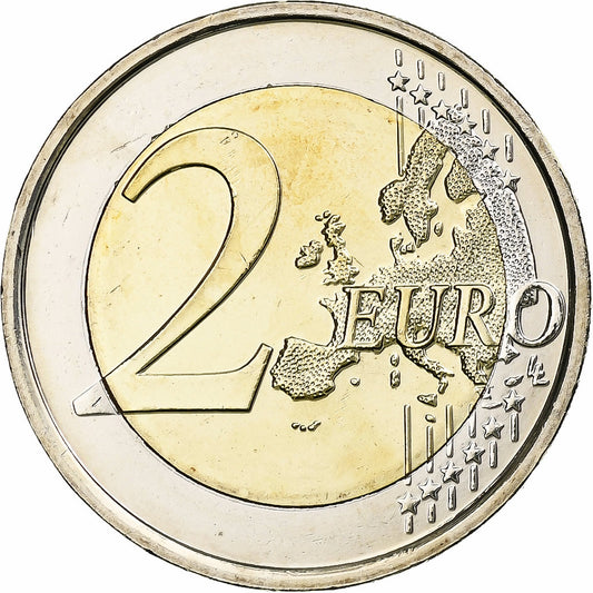 Bélgica, 

2 euros, 

Centenario de la Primera Guerra Mundial