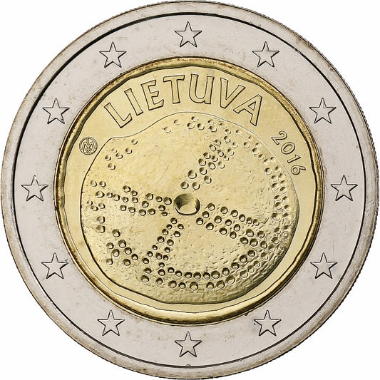 Lituania, 

2 euros, 

Cultura báltica