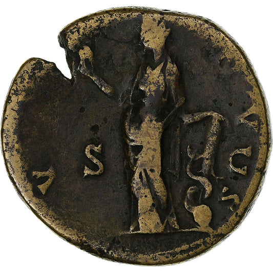 Faustina II, 
  
  Sestercio, 
  
  145-161