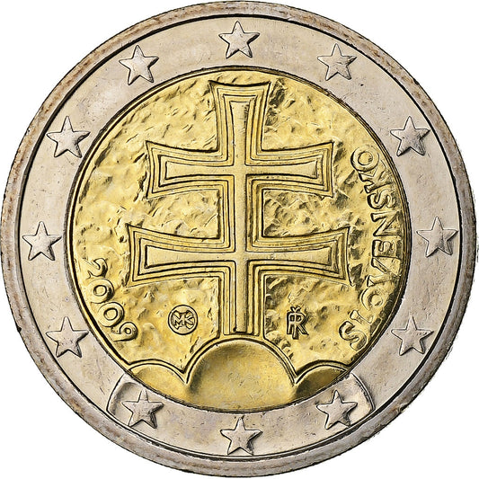 Eslovaquia, 
  
  2 euros, 
  
  2009