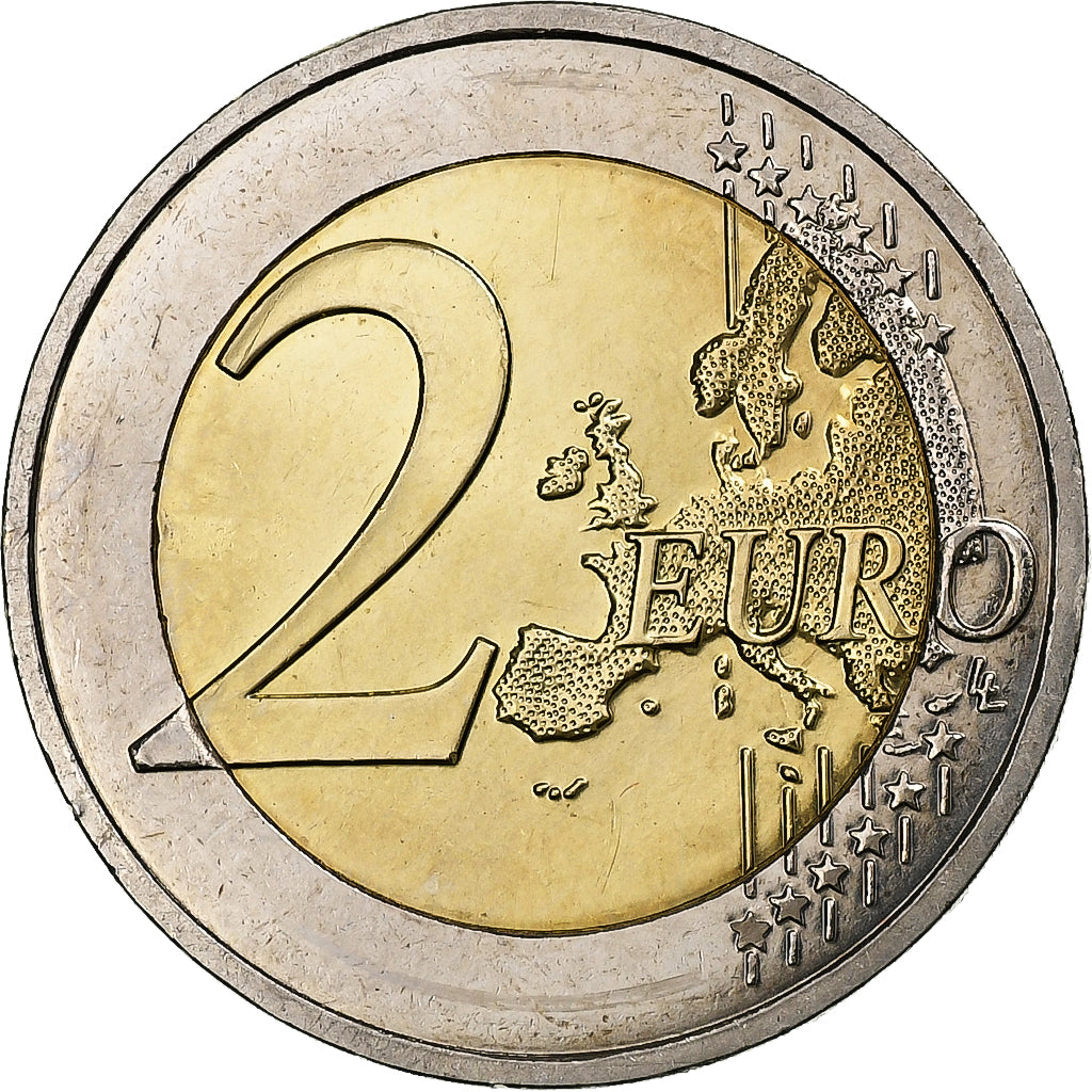 Francia, 
  
  2 euros, 
  
  10 años del euro
